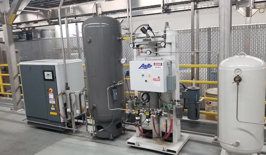 AirSep and Ozone Water System (OWS) equipment bottled water plant