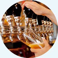 Nitrogen gas for food wine beverage applications